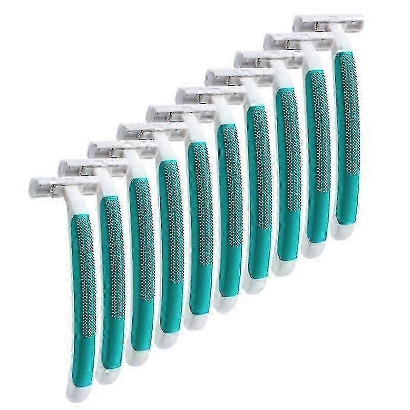 50 Pcs High Quality Head Beard Sensitive Shavers Disposable Razors Twin Blade For Home Tra