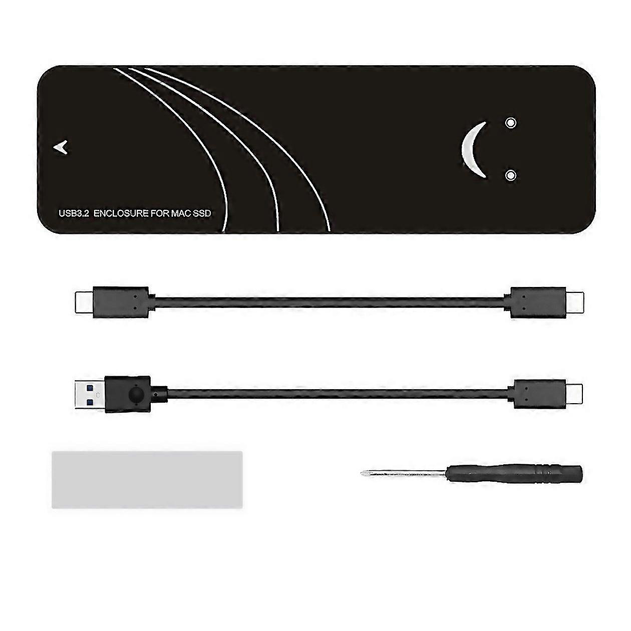 For Usb32 To Mac Ssd Enclosure Adapter For Macbook Air Pro 20132017 Hard