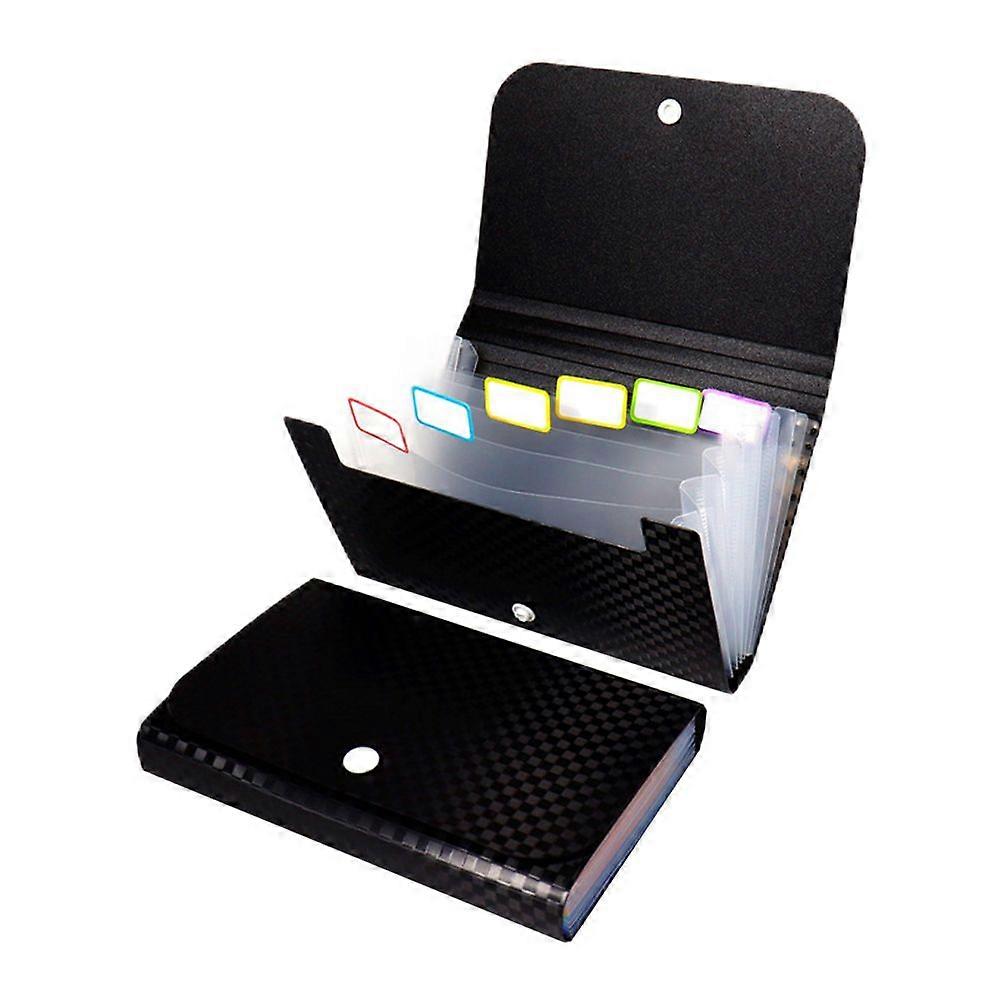 2pcs Multi-layer Document Folders Small Folder Bags Receipt Holders for Outdoor