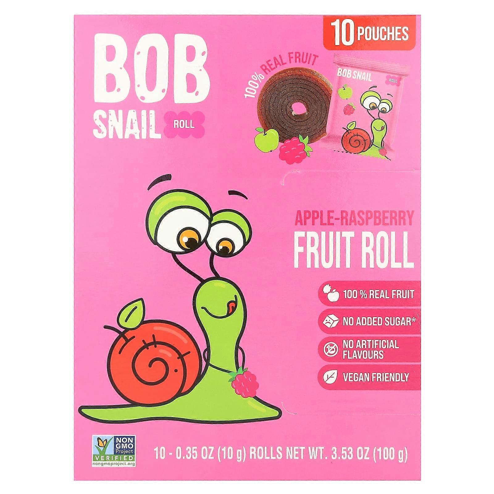 Fruit Roll, Apple-Raspberry, 10 Pouches, 0.35 oz (10 g) Each