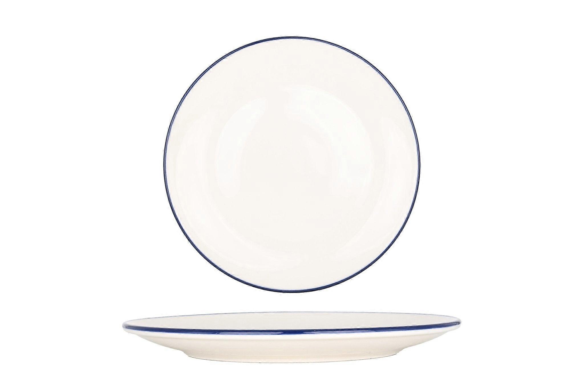 Bonna Dinner Plate - Linea Blue - Porcelain - 25 cm  - set of 6