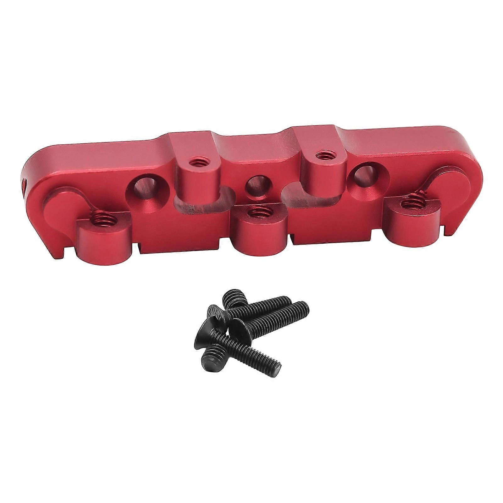 Model Car Front Bumper Aluminium Alloy for Remote Control Car Protective Front Bumper Remote Control Car  Red