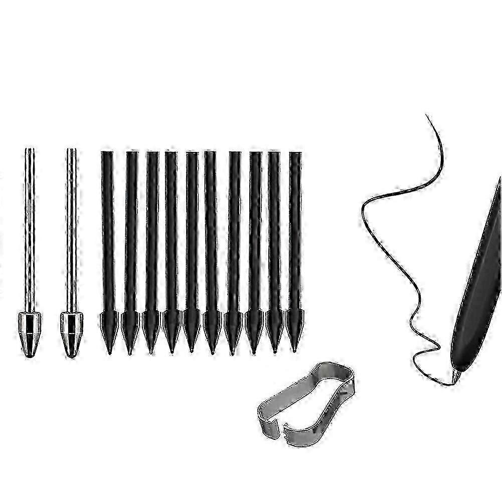 Stylus Pen Nibs/Tips for Samsung Galaxy Tab S9/S9FE+/S9/S8/S7/S22/S23/Ultra S Pen Plastic+Titanium Nibs(10+2Pcs Set)