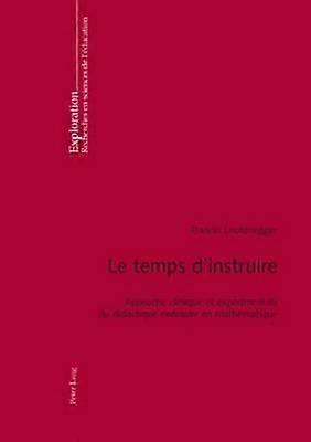 Le Temps Dinstruire av Francia Leutenegger Paperback