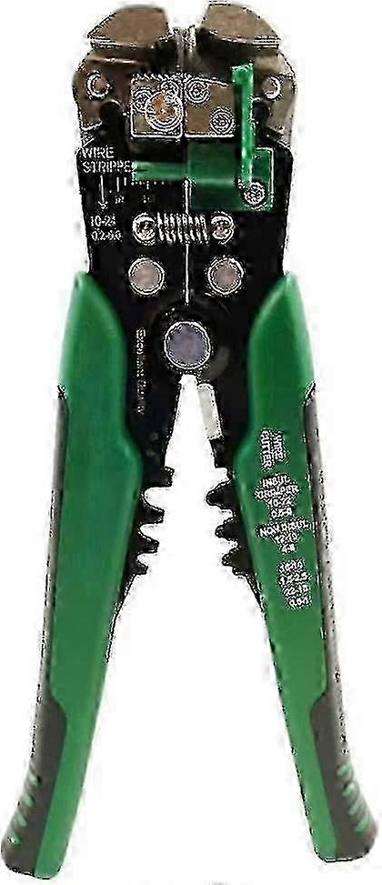 Automatic Wire Cutter Crimping Plier Wire Stripper Multi-function Crimper Connector Tool - Dark Green