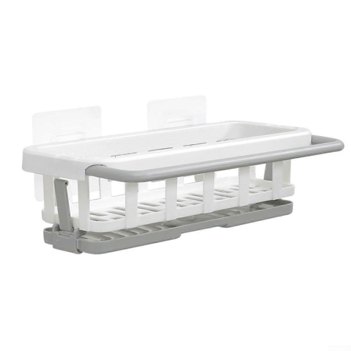 Kitchen Sink Organizer White QuickDrying Design For Sponges And Soap Holder