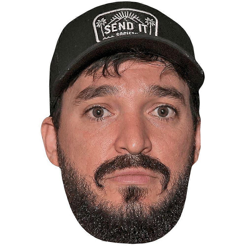 Elton Castee (Beard) Big Head. Larger than life mask.