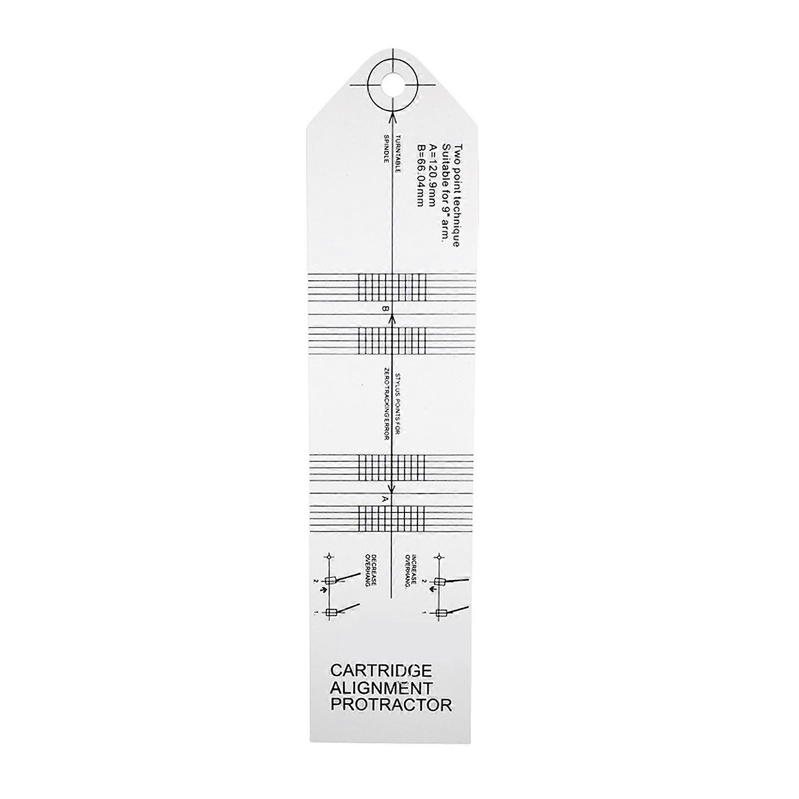 Precisions Acrylic Gauge Ruler Calibration Distance Gauge Alignment Protractor Tool Cartridge Adjustment Ruler Multicolor
