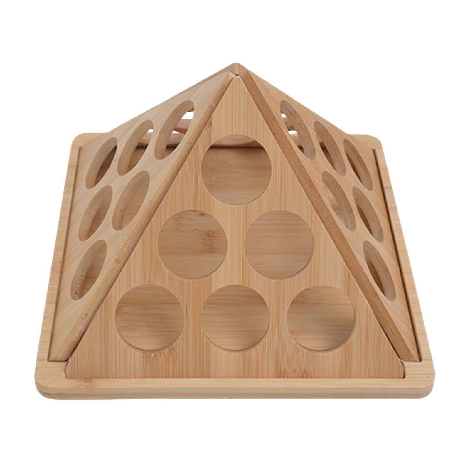 Coffee Pod Organizer for Cabinet with 24 Grid Stand, Countertop and Home Bar Storage