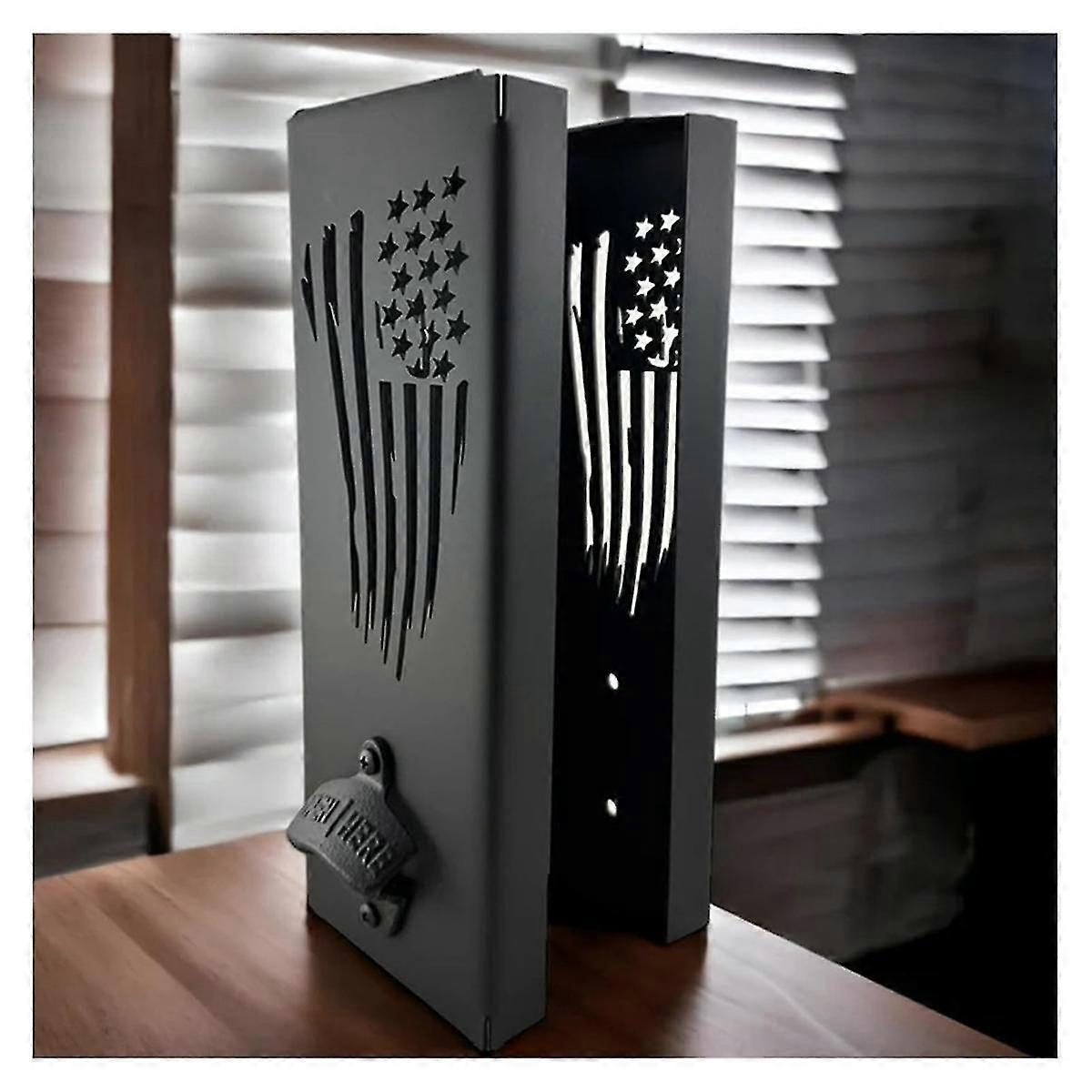 Can Cooler Holder With Bottle Opener, Wall Mounted Can Cooler Holder, 2 In 1can Cooler Holder 30 X