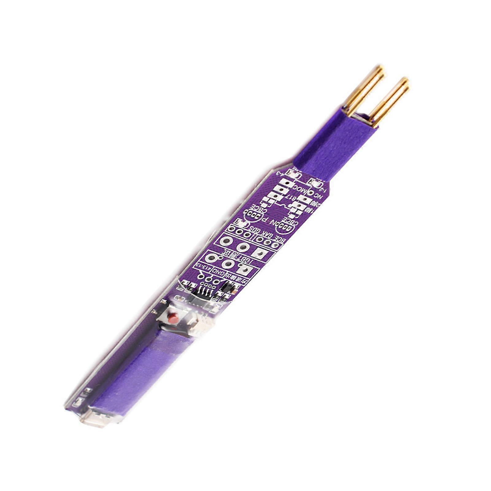Lightweight Optocoupler Tester Detection Tool Optocoupler Electronic Repair LCD Display Optocoupler Online Test Module  Purple.