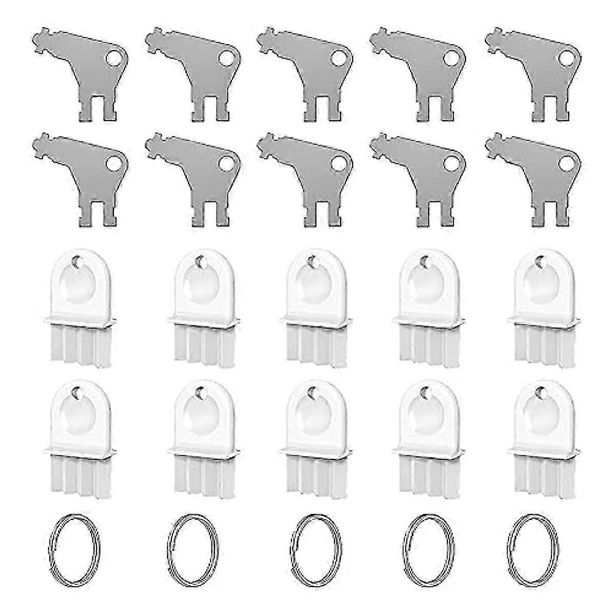 Paper Towel Dispenser Key, 20 Pack, Universal Replacement Key