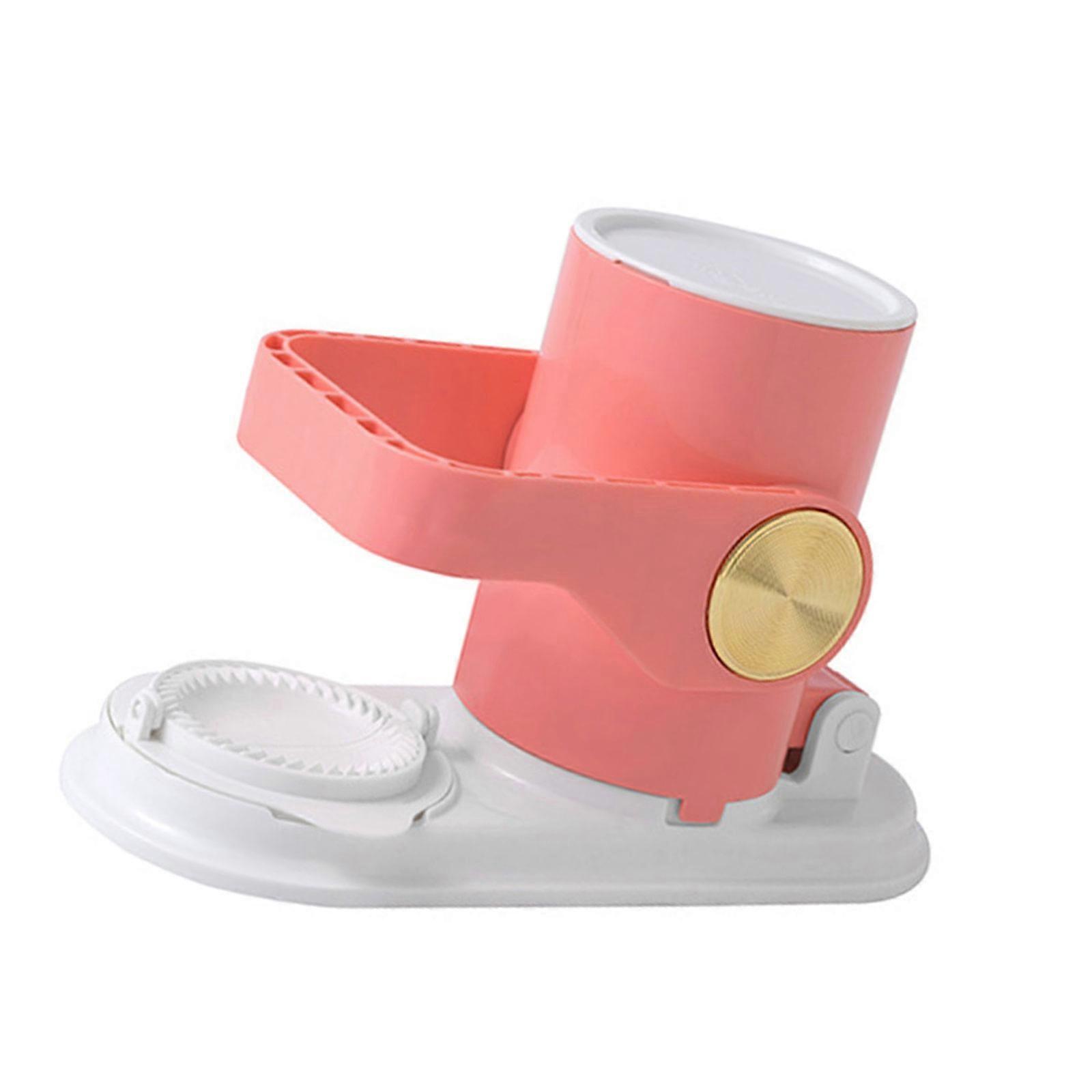 Dumpling Moulds Wonton Maker Manual Press Dumpling Crusts Tool Dumpling Wrapper Maker Artifact DIY Pastries Kitchen  Pink