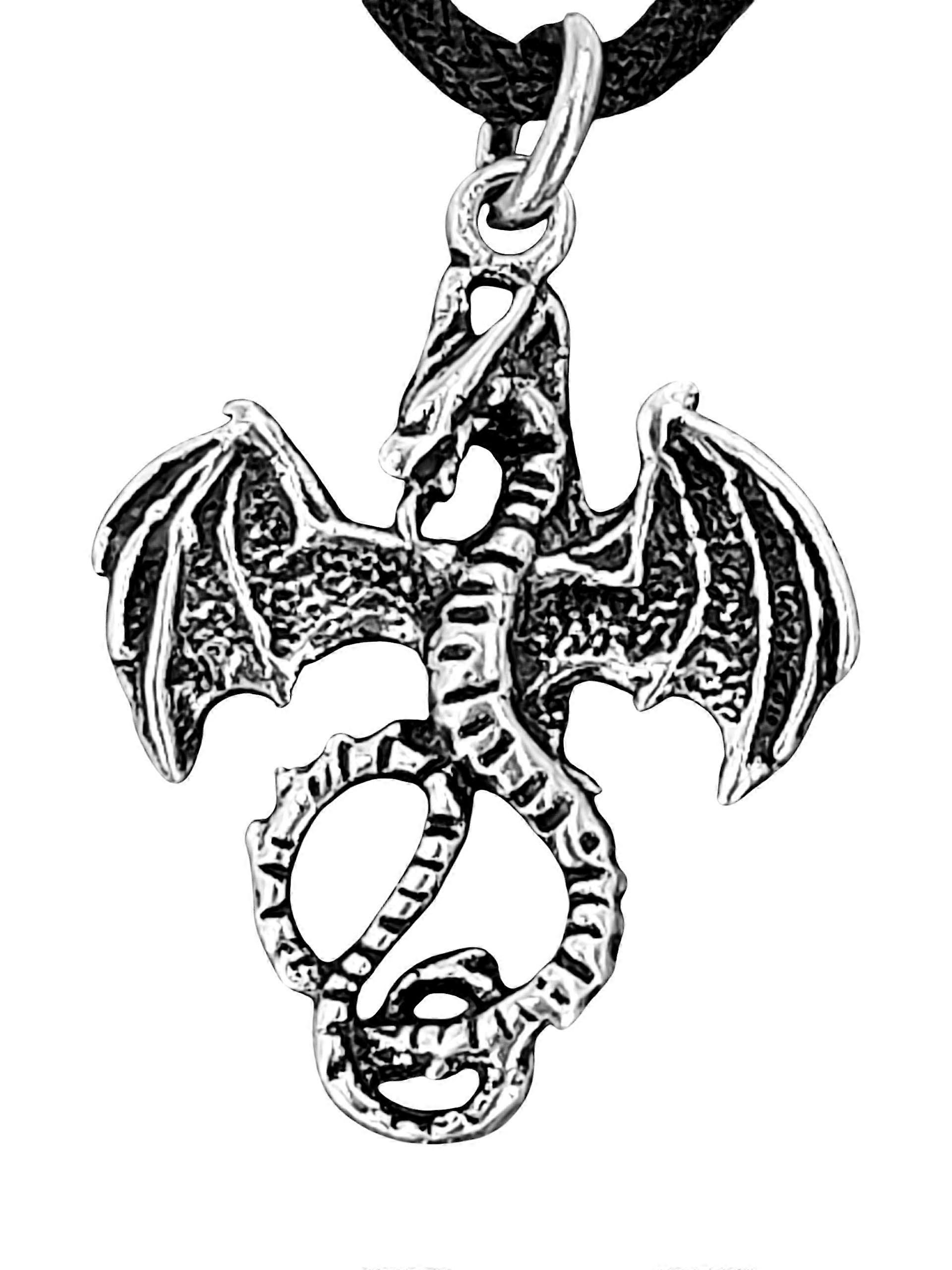 Pendentif 9 Dragon - Argent