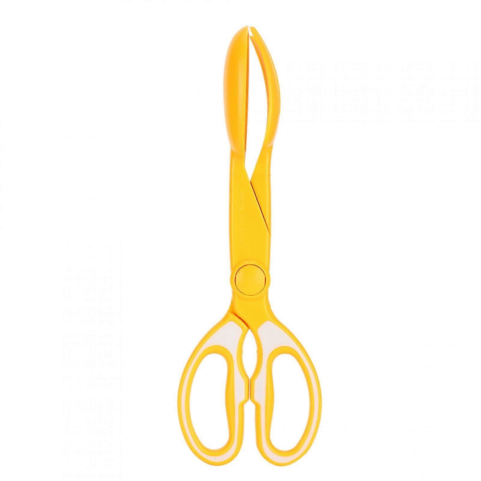 Goick Pet Poop Scooper: Portable Clamp-Style Waste Picker, Easy to Carry & Hard to Drop (Yellow)