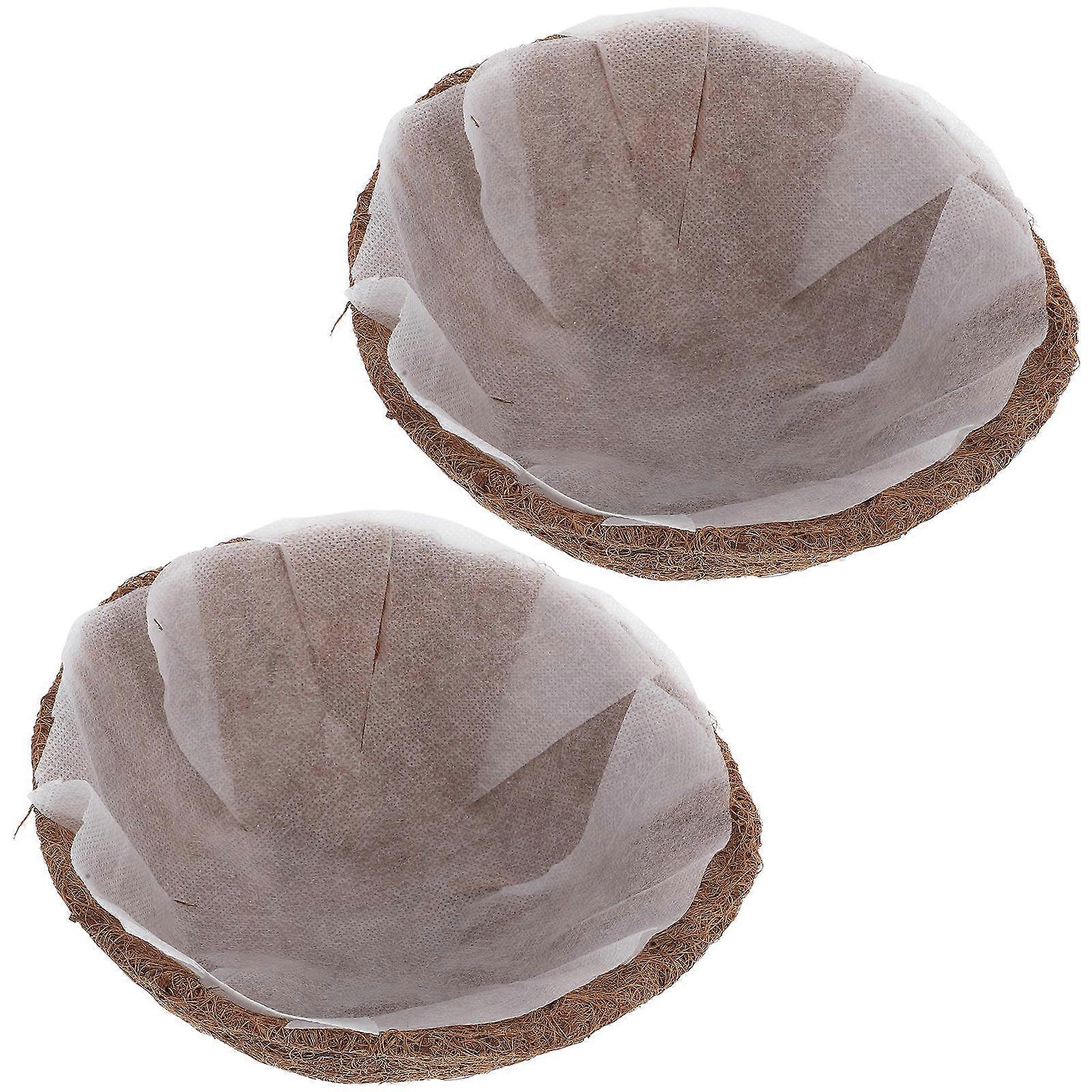 Coconut Coir Basket Liners for Hanging Baskets 2Sets Indoor Use