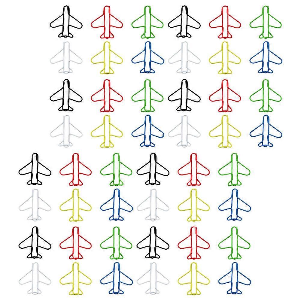 Colored Airplane Paperclips for Office Use 70Pcs Multi-Function Clips