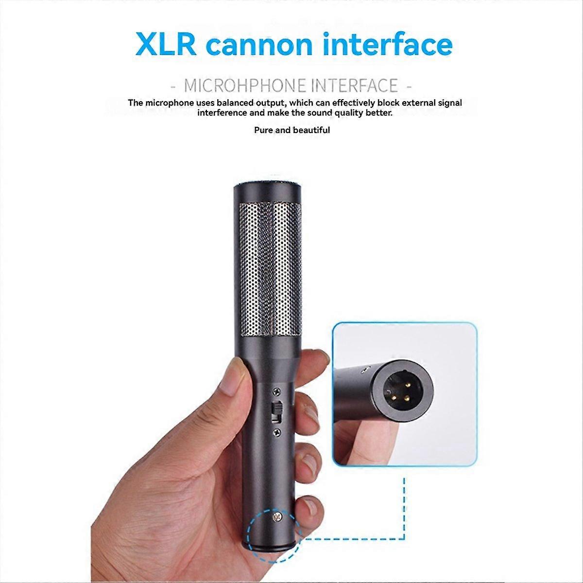 Conference Interview Microphone Live Mic Super-Cardioid