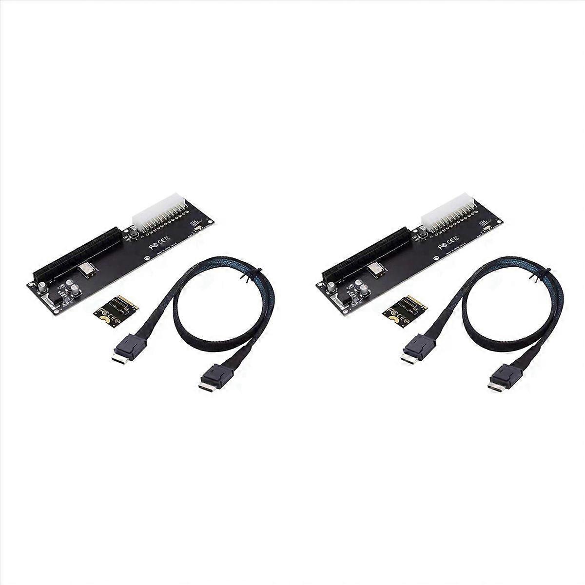 For Oculink SFF-8612/1 Adapter Card PCI-E 16X 2230 M.2 M-Key Adapter