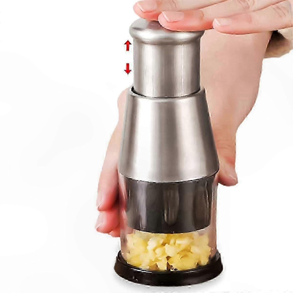 Multifunctional Garlic Press for Effortless Mincing and Cutting