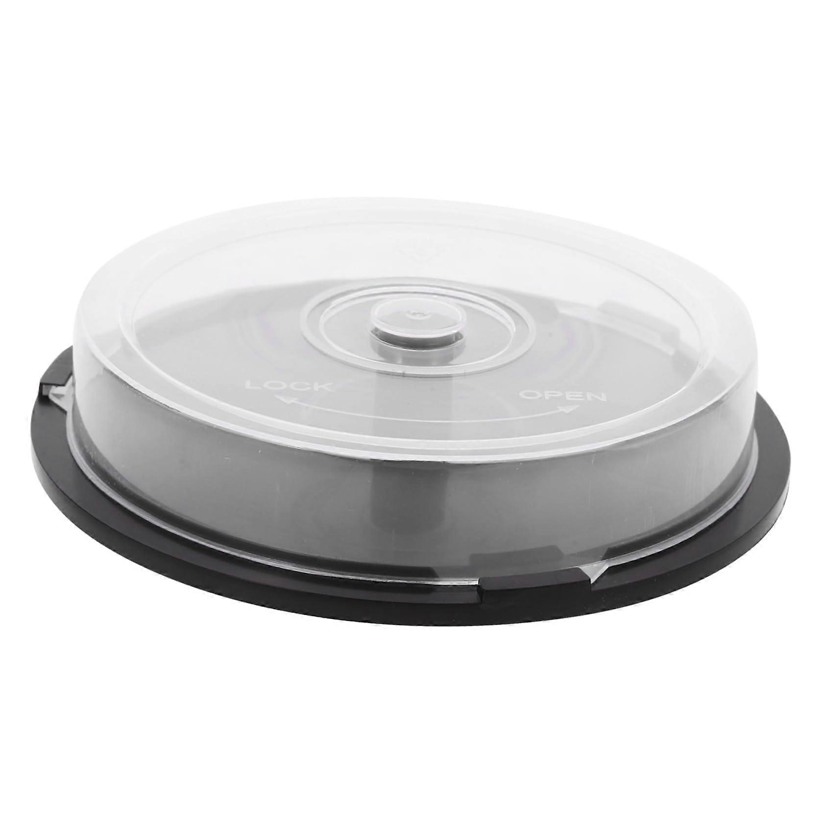 Durable CD DVD Storage Case with Lid for Secure Disc Protection and Organized Music Games