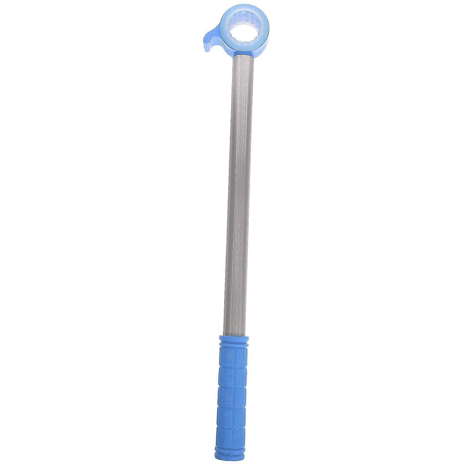 Window Opening Rod Awning Window Opener Tool 2Pcs with Hook Blue
