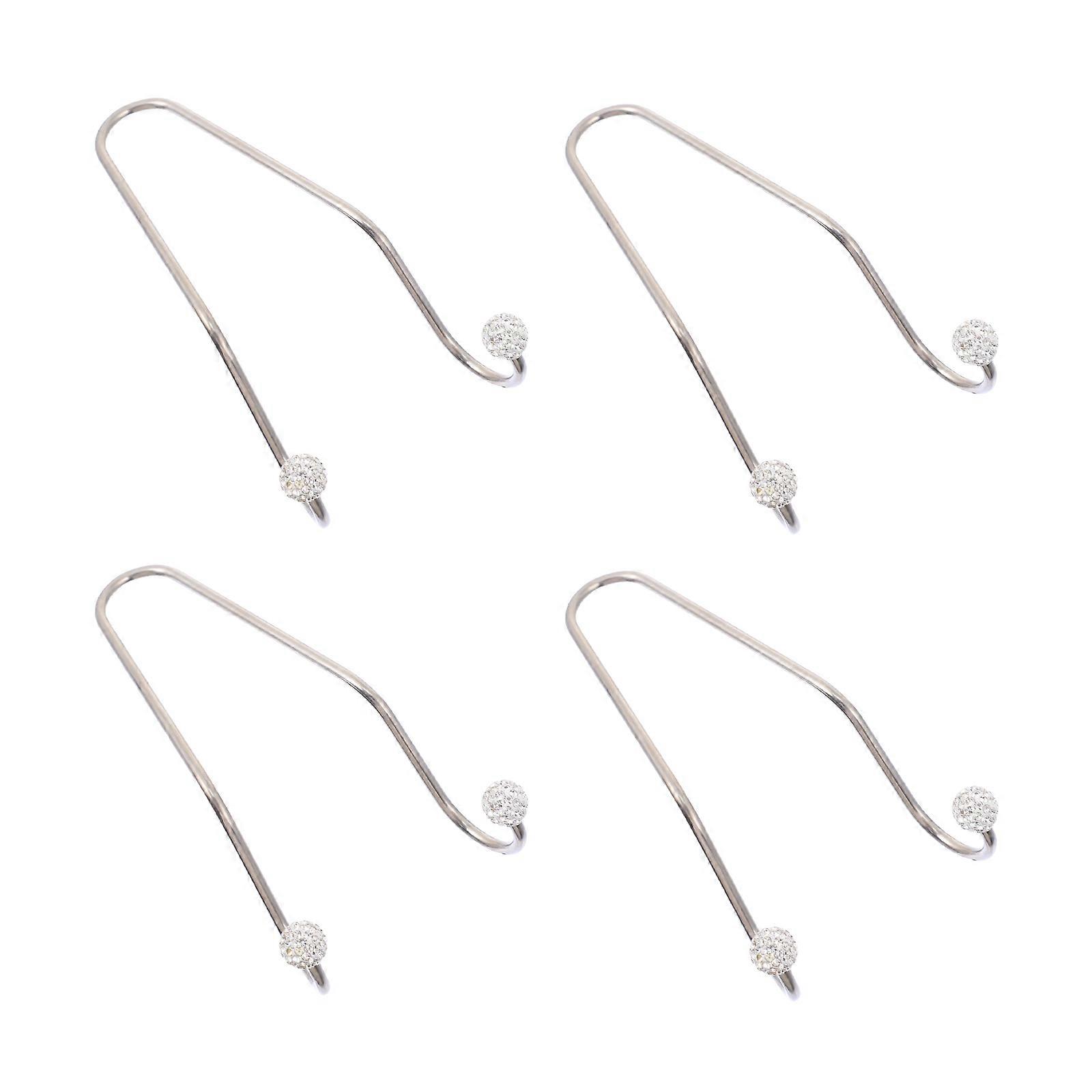 Rhinestone Car Storage Hooks for Interior Headrest Organizer 8Pcs
