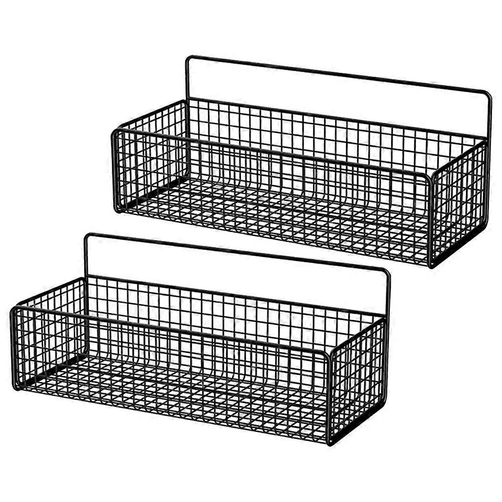 Shower Organizer Iron Basket for Storage Use 2Pcs Bathroom Kitchen Rack