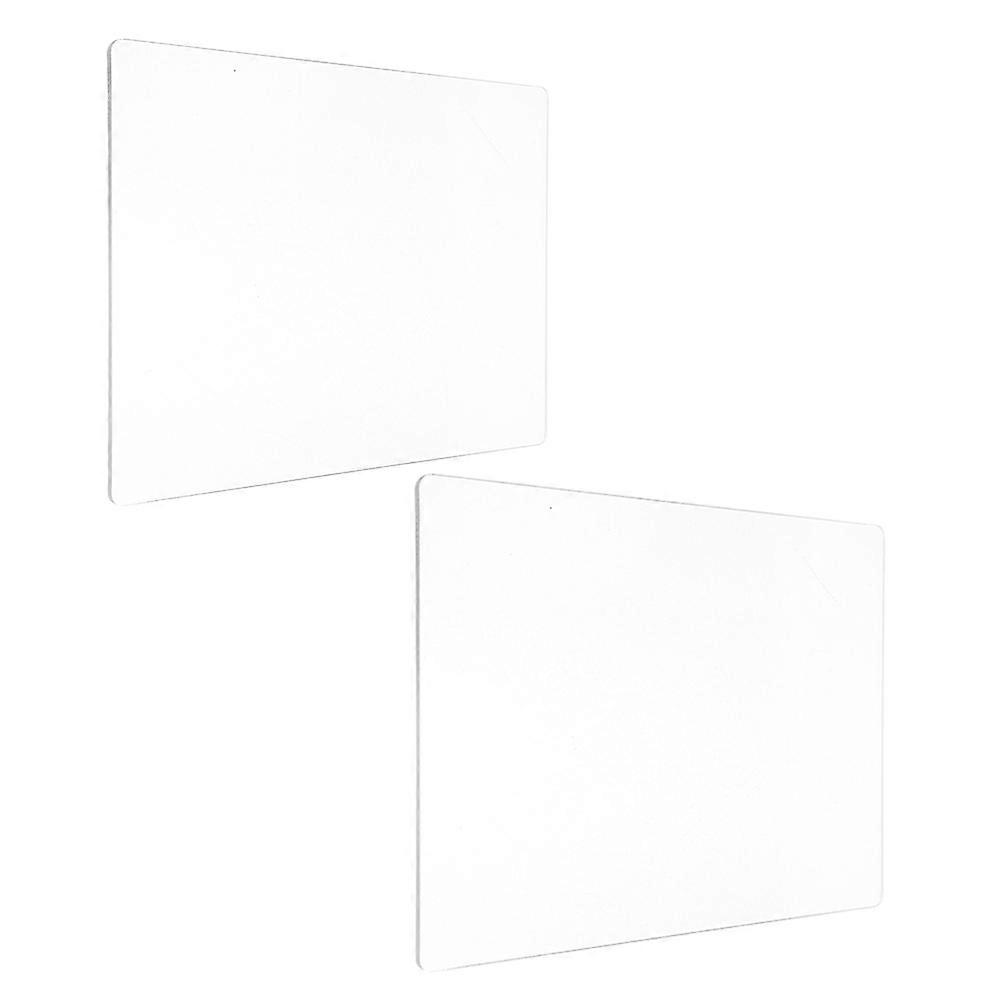 Acrylic Embossing Machine Cutting Pads for Craft Use 2Pcs Transparent Clear