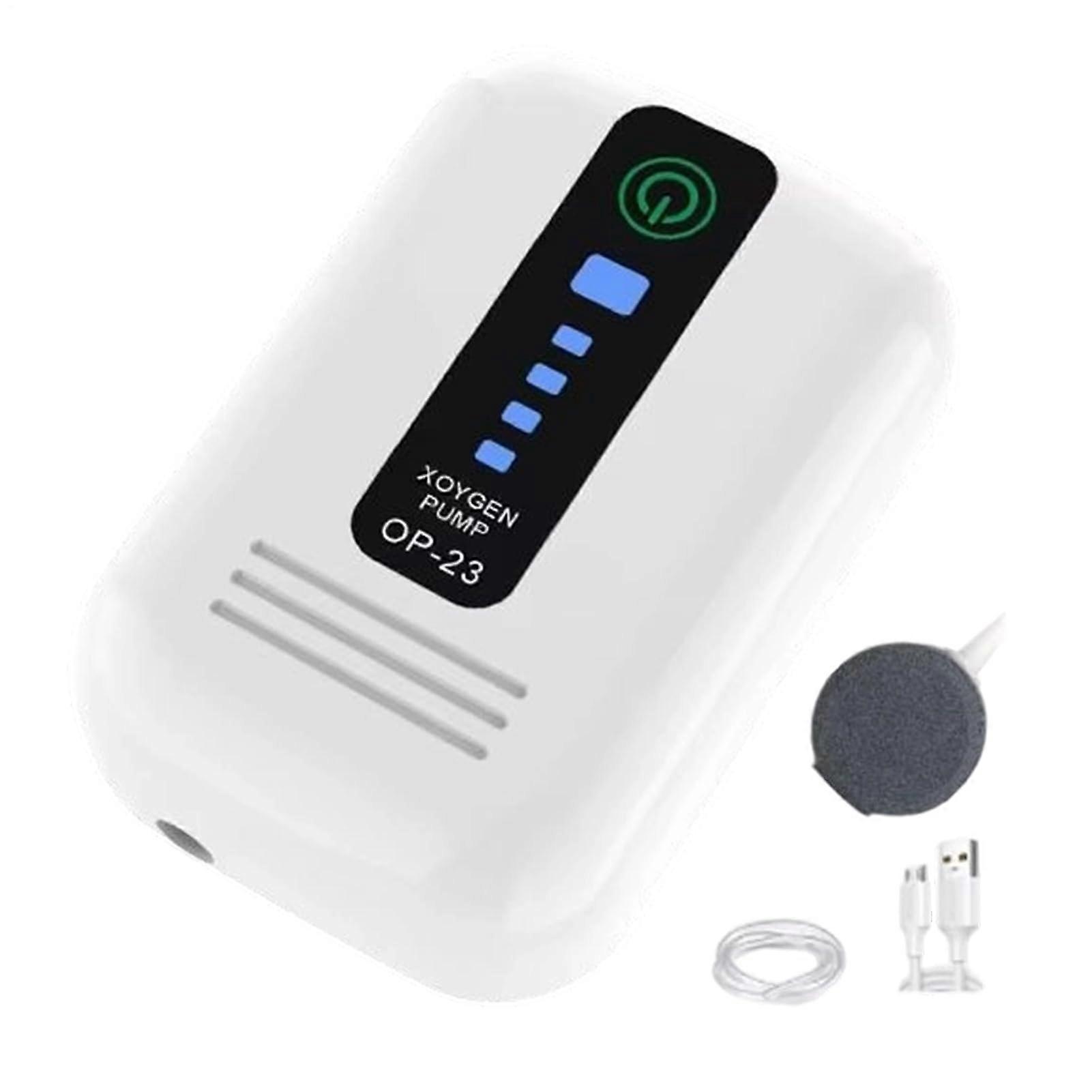 Fish Air Pump USB Portable Oxygenation System Enhancer Pond Oxygenator For Silent Hydroponic Fish Tank Aquarium Outdoor
