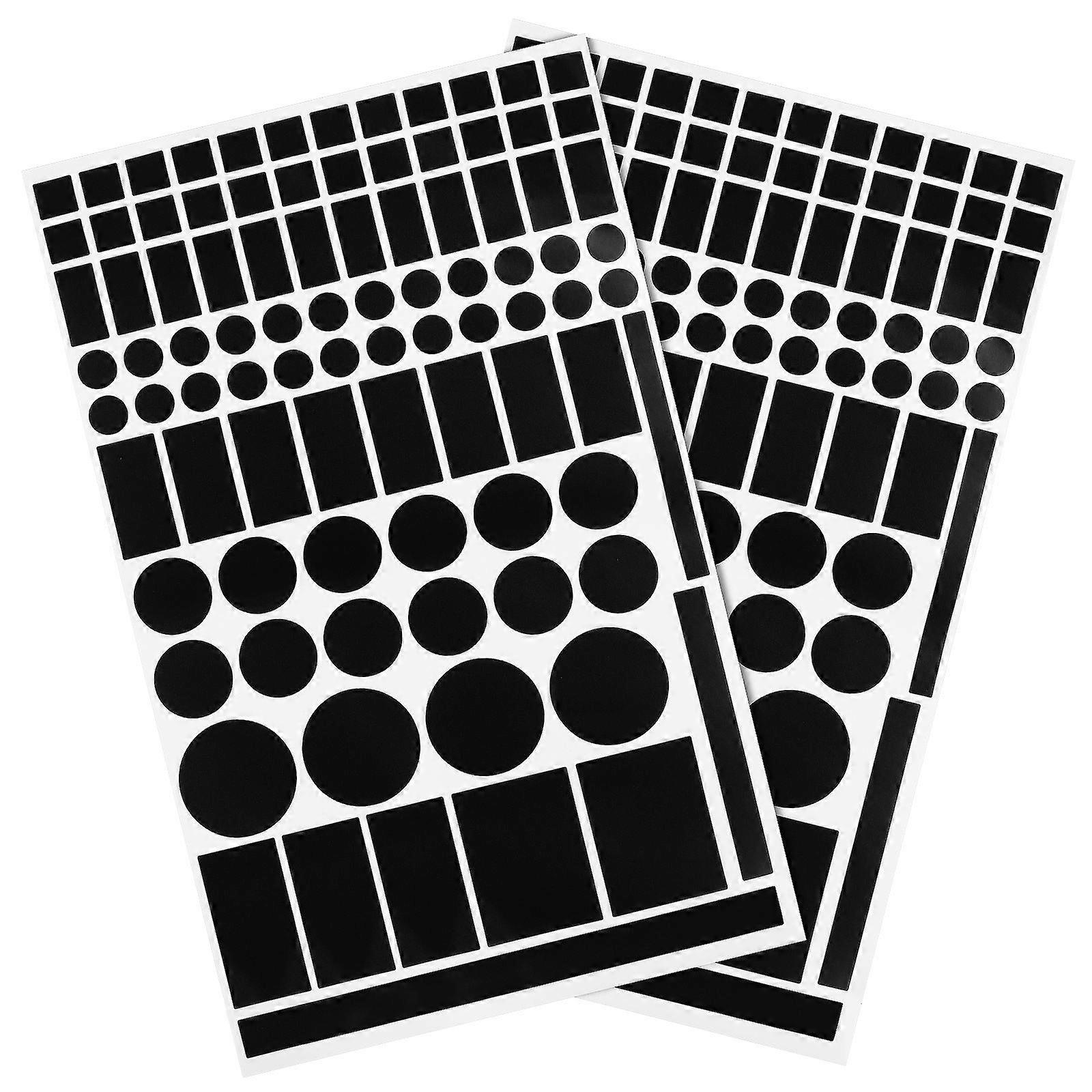 Light Blocking Black Stickers for LED Covers with 6Pcs for Electronic Devices