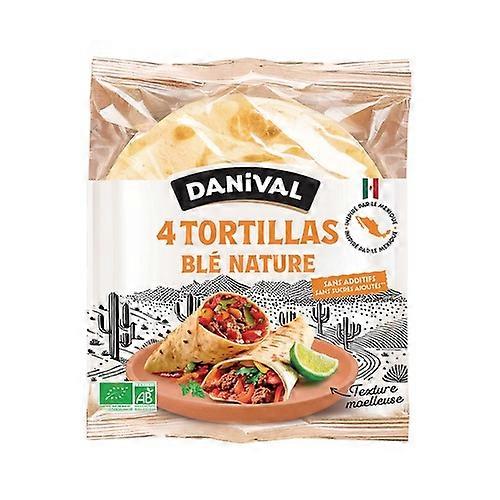 Organic wheat tortilla 4 units 300 g