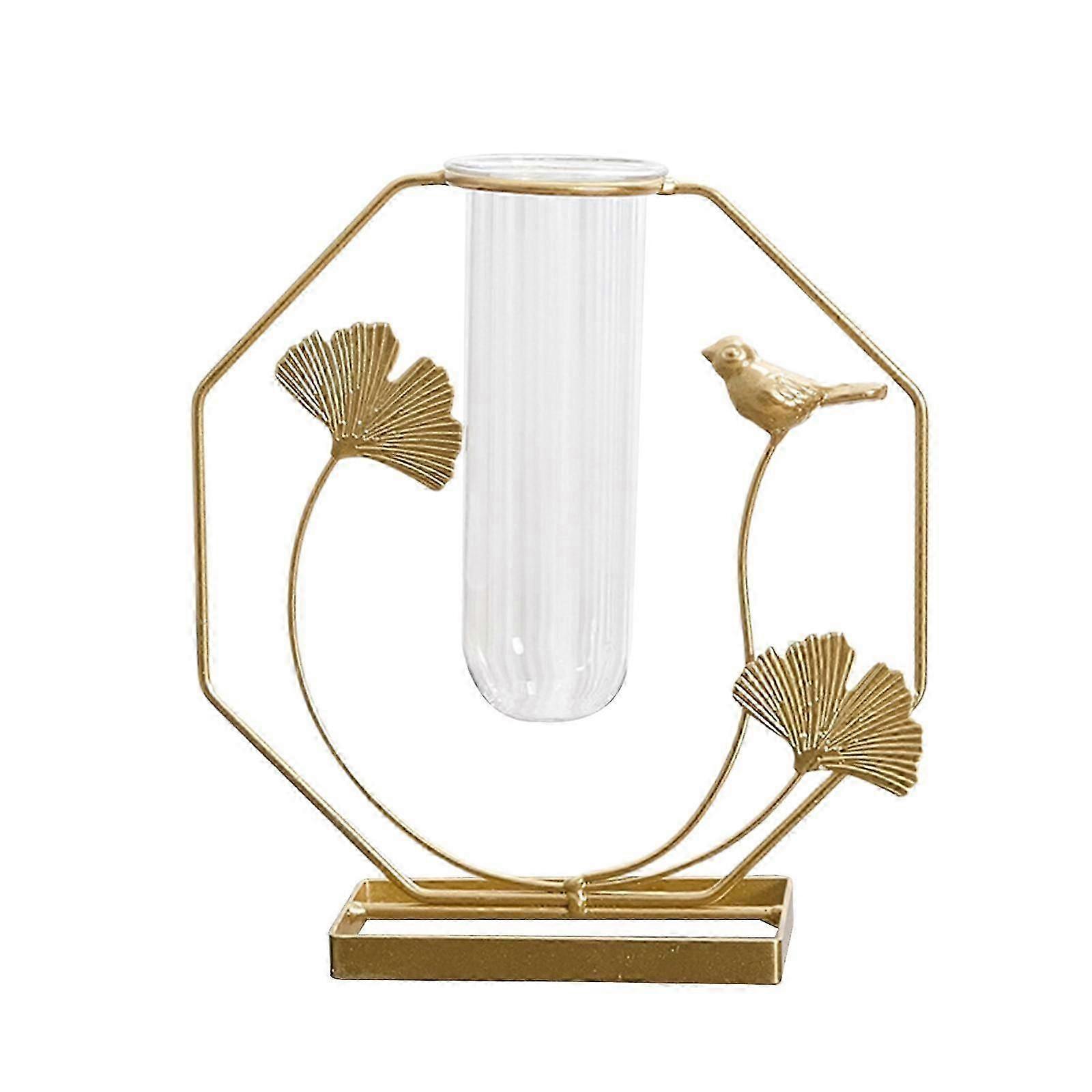 Decorative Test Tubes Flower Arrangement