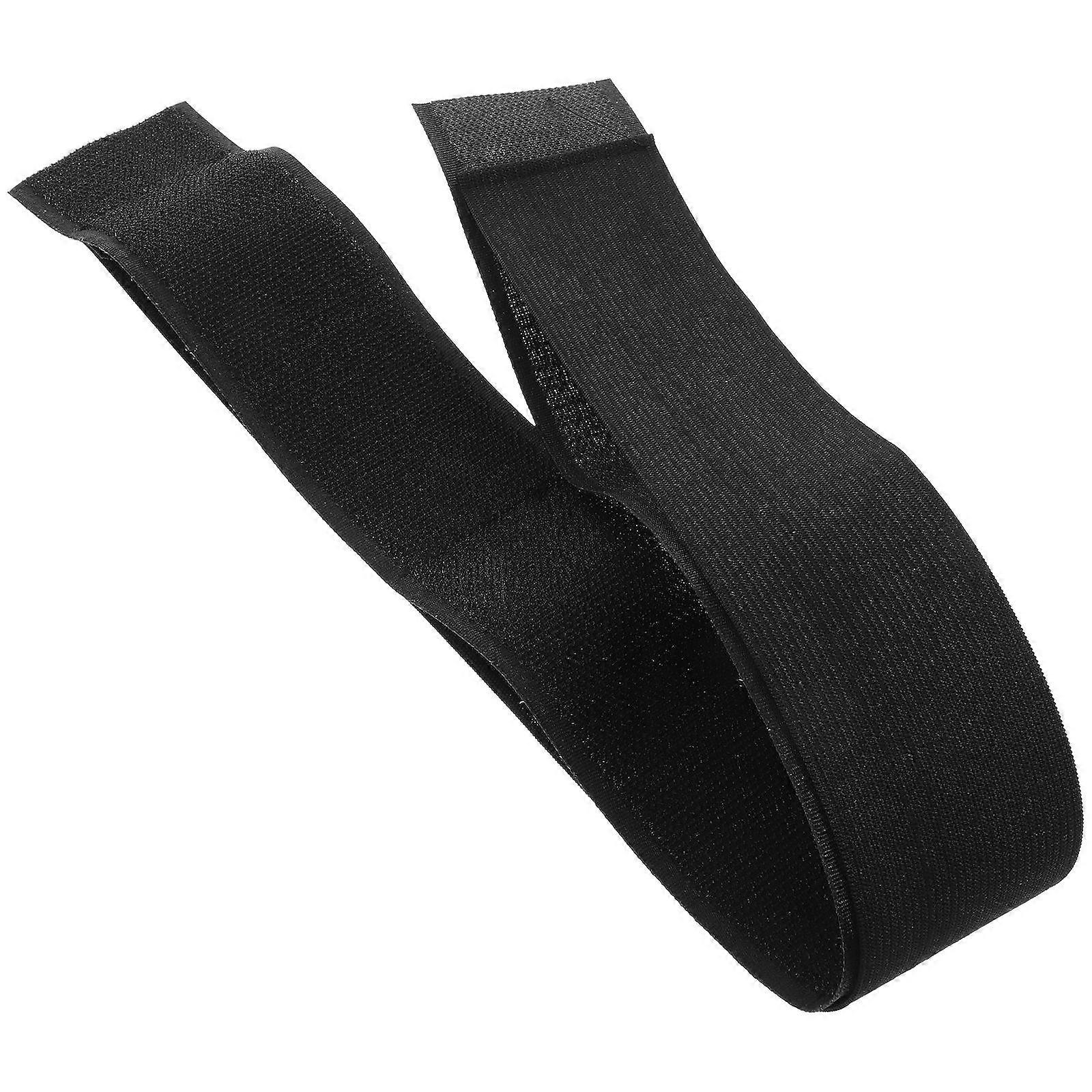 Fire Extinguisher Fixing Strap Vehicle Use Elastic Belt 2Pcs Black Nylon