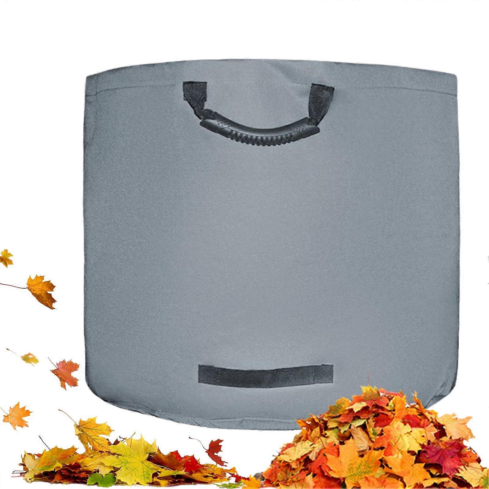 Extra Large Waterproof Garden Waste Bag with Foldable Support Frame for Leaf Collection and Yard Cleanup
