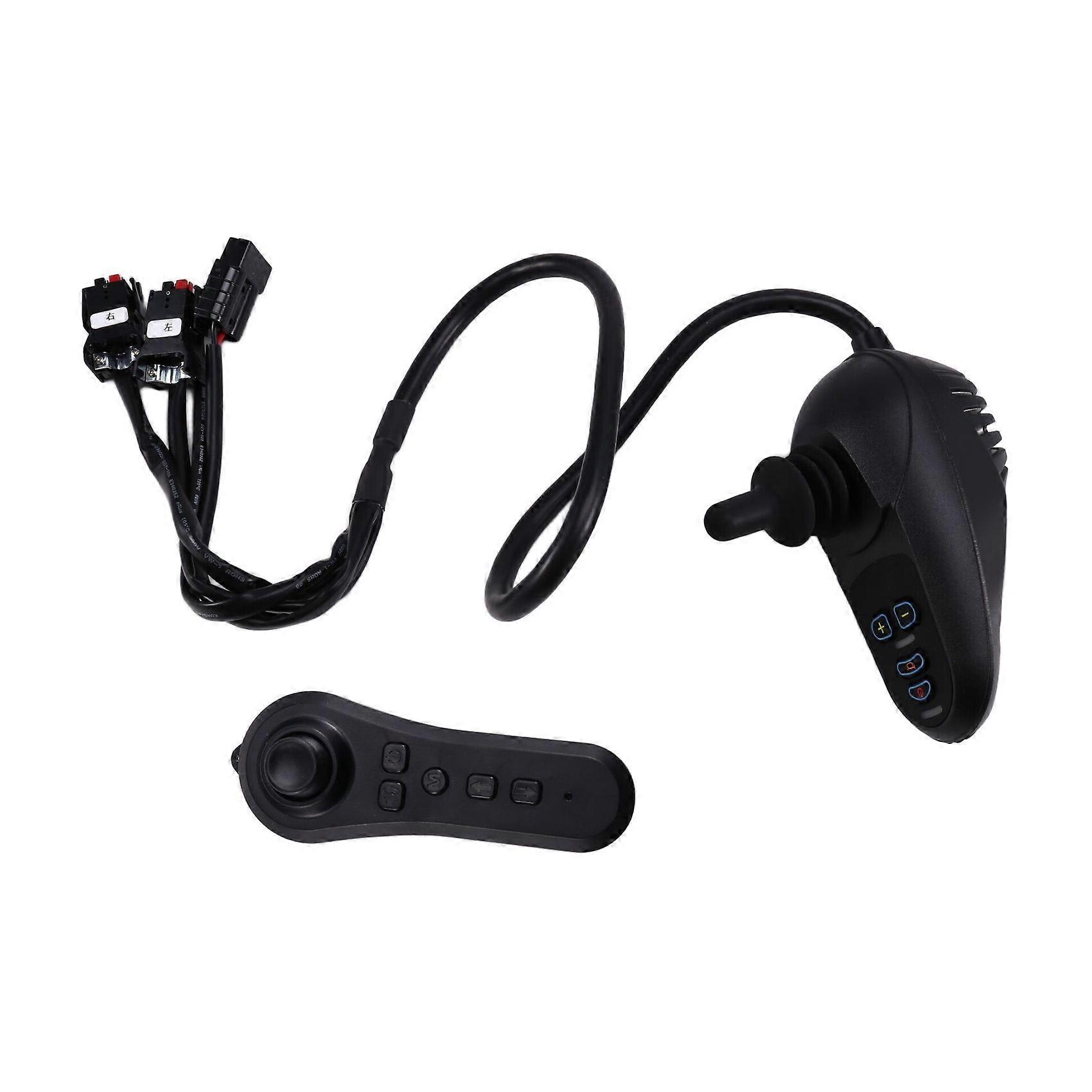 24V Universal Electric Wheelchair Joystick Dual Controller Wireless Bluetooth Control Handle