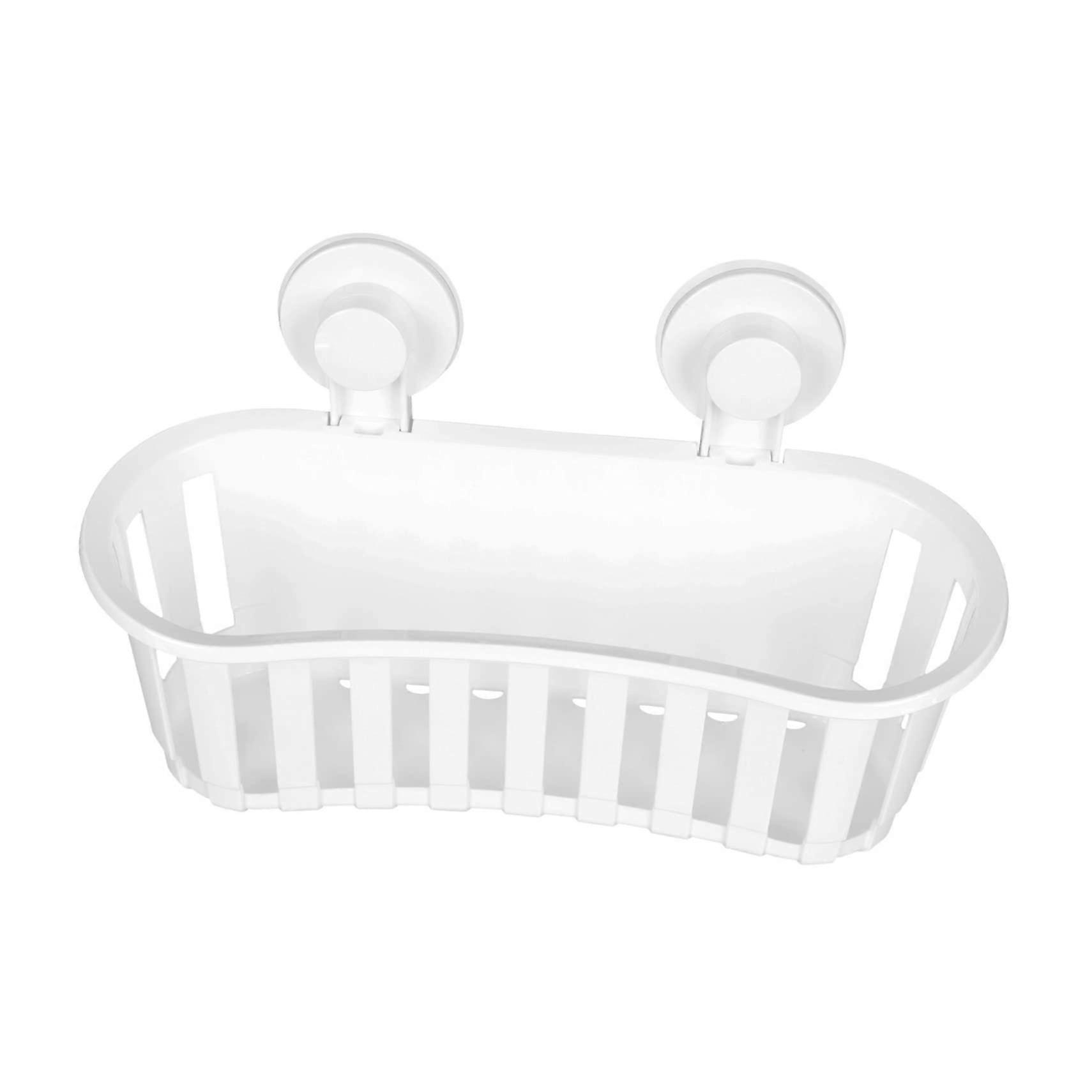 Wall Mounted Storage Rack with Strong Load Bearing Bathroom Hanging Shelf and Space Saving Design