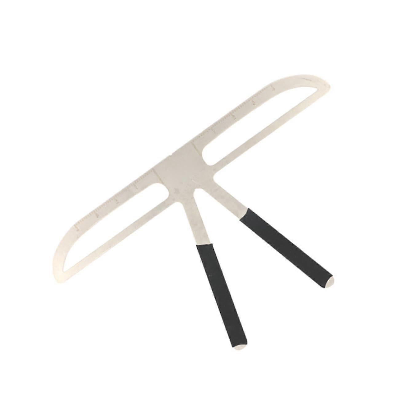 Eyebrow Stencil Kit with ThreePoint Measuring Tool for Precise Symmetrical Brow Shaping