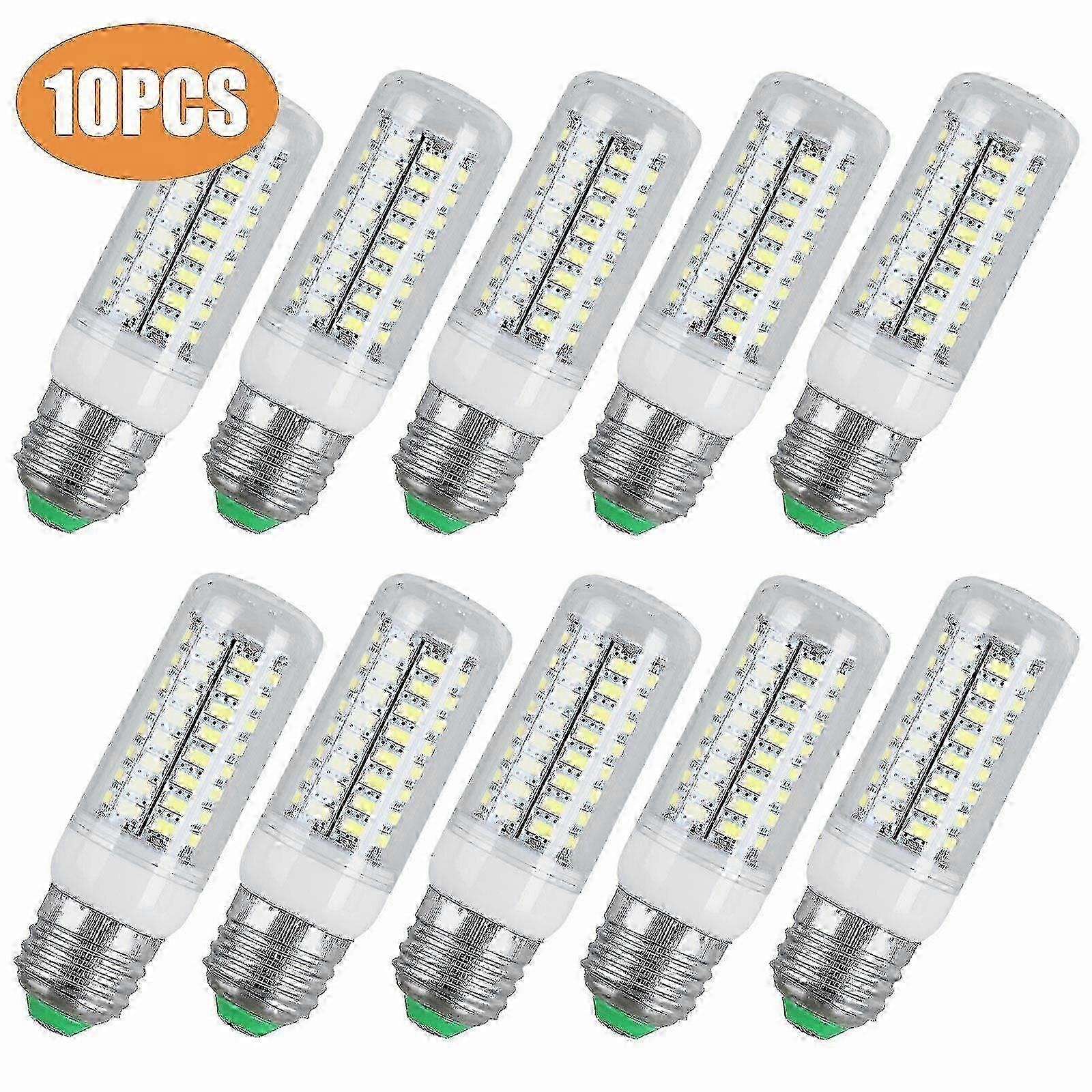 10 Pack LED E27 Warm/Daylight White LED Corn Bulb Lamp Light 110V