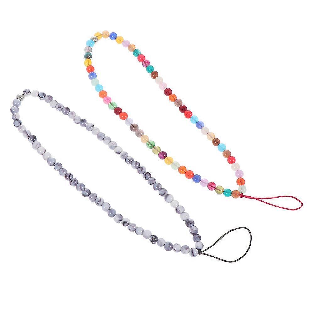 Decorative Phone String for Decor 2Pcs Hanging Resin Phone Chain