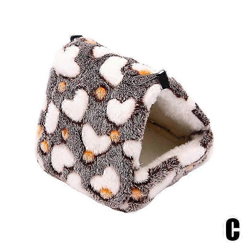 Small Pet Sleeping Bag Flannel Warm Nest Hamster Squirrel Bird Winter