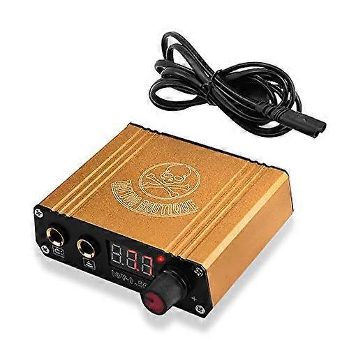 Tattoo Power Supply with LCD Display, Precise Voltage Control, Dual Modes, RCA Foot Pedal Compatible