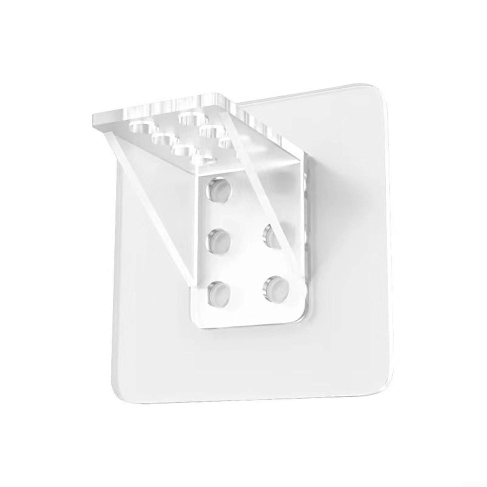 4Pcs Shelf Support Brackets with Strong Adhesive for Cabinets and Wardrobes,  Load Capacity