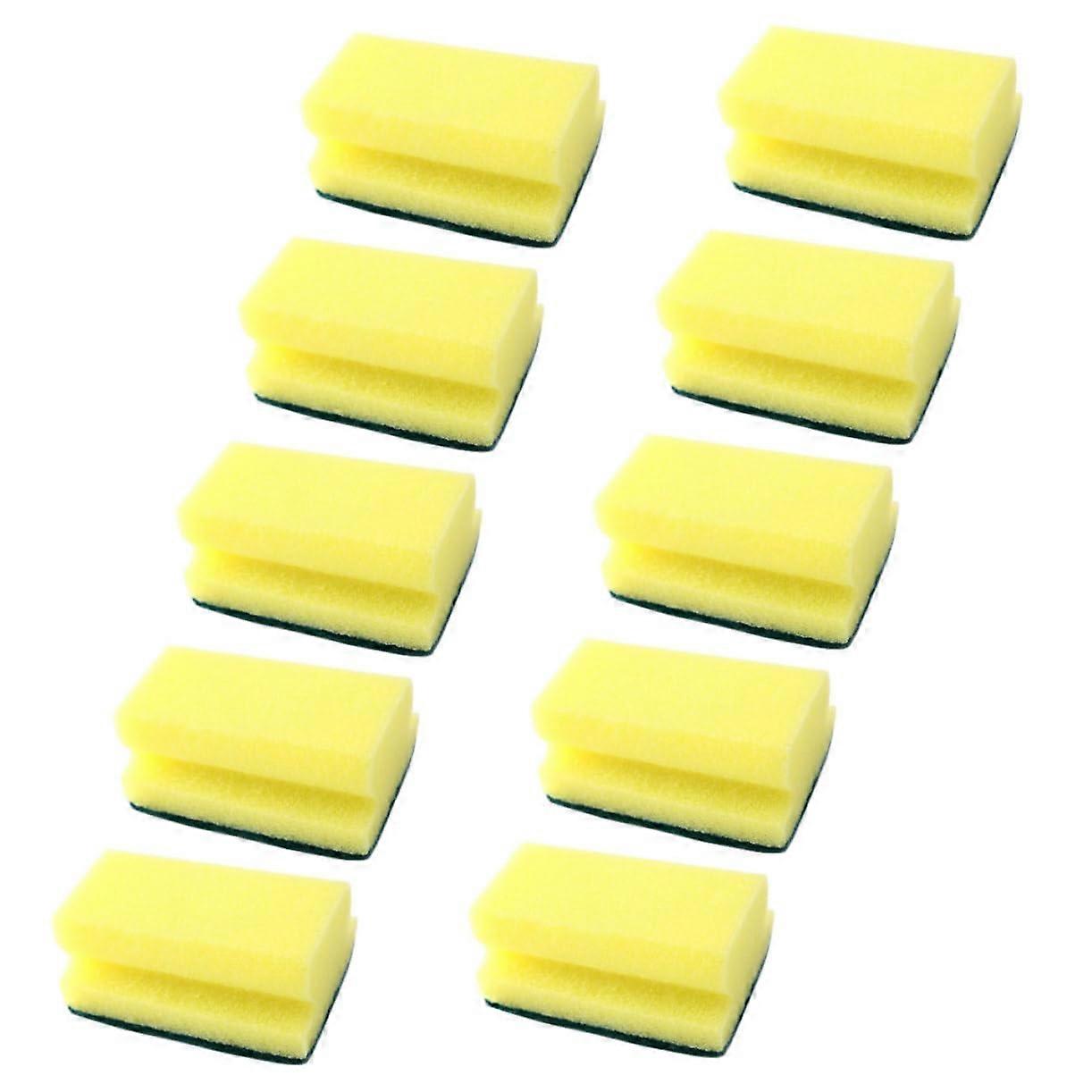 10pcs Reusable Dish Washing Sponges ScratchResistant Kitchen Scrubbers for Tableware Cleaning