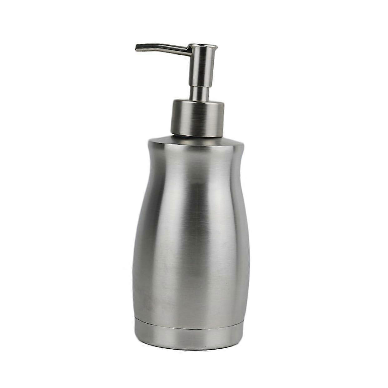 Stainless Steel Liquid Soap Dispenser with Rustproof Pump and Waterproof Base for Bathroom Kitchen