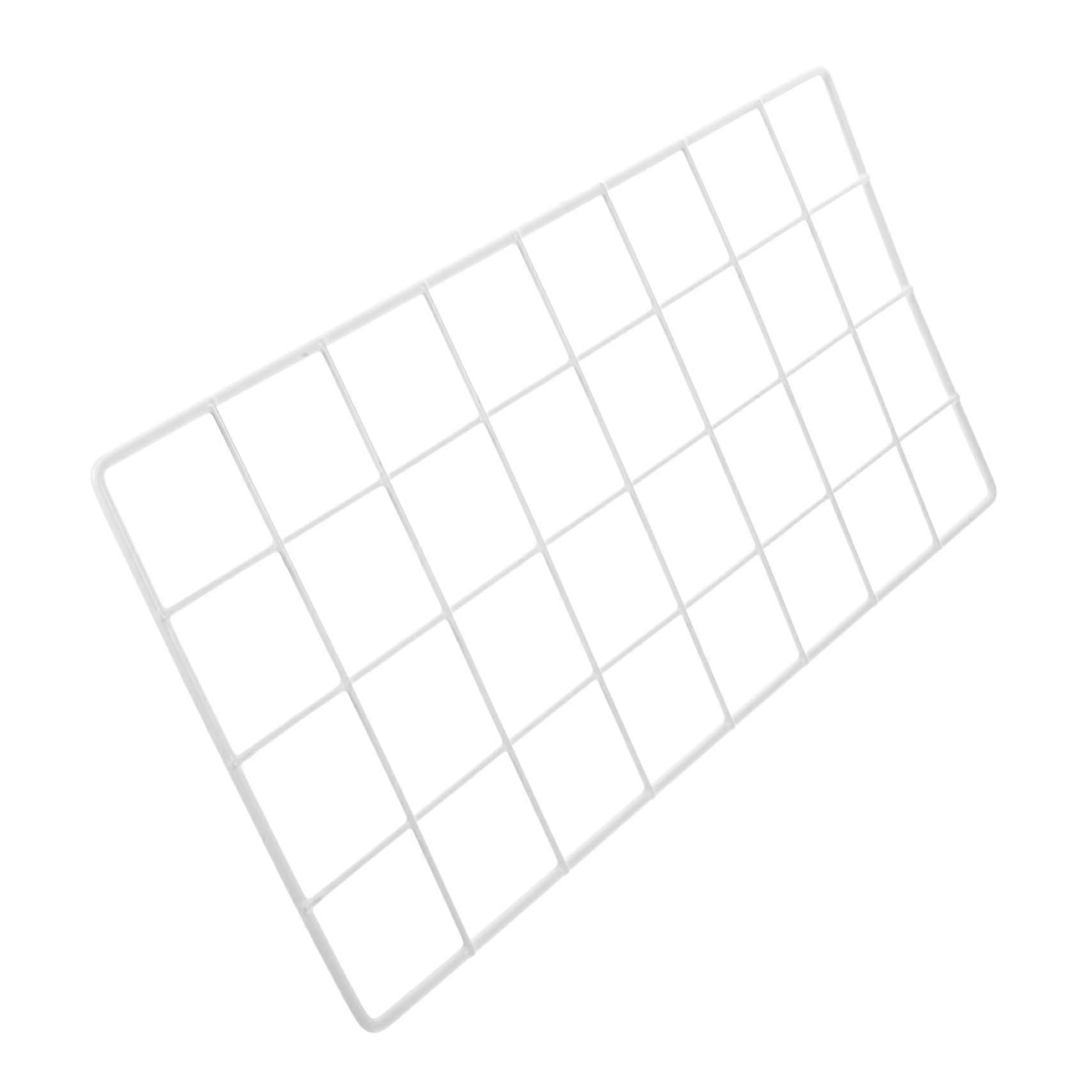 Metal Wall Grid Panel for  Photo Display and SpaceSaving Wall Organizer