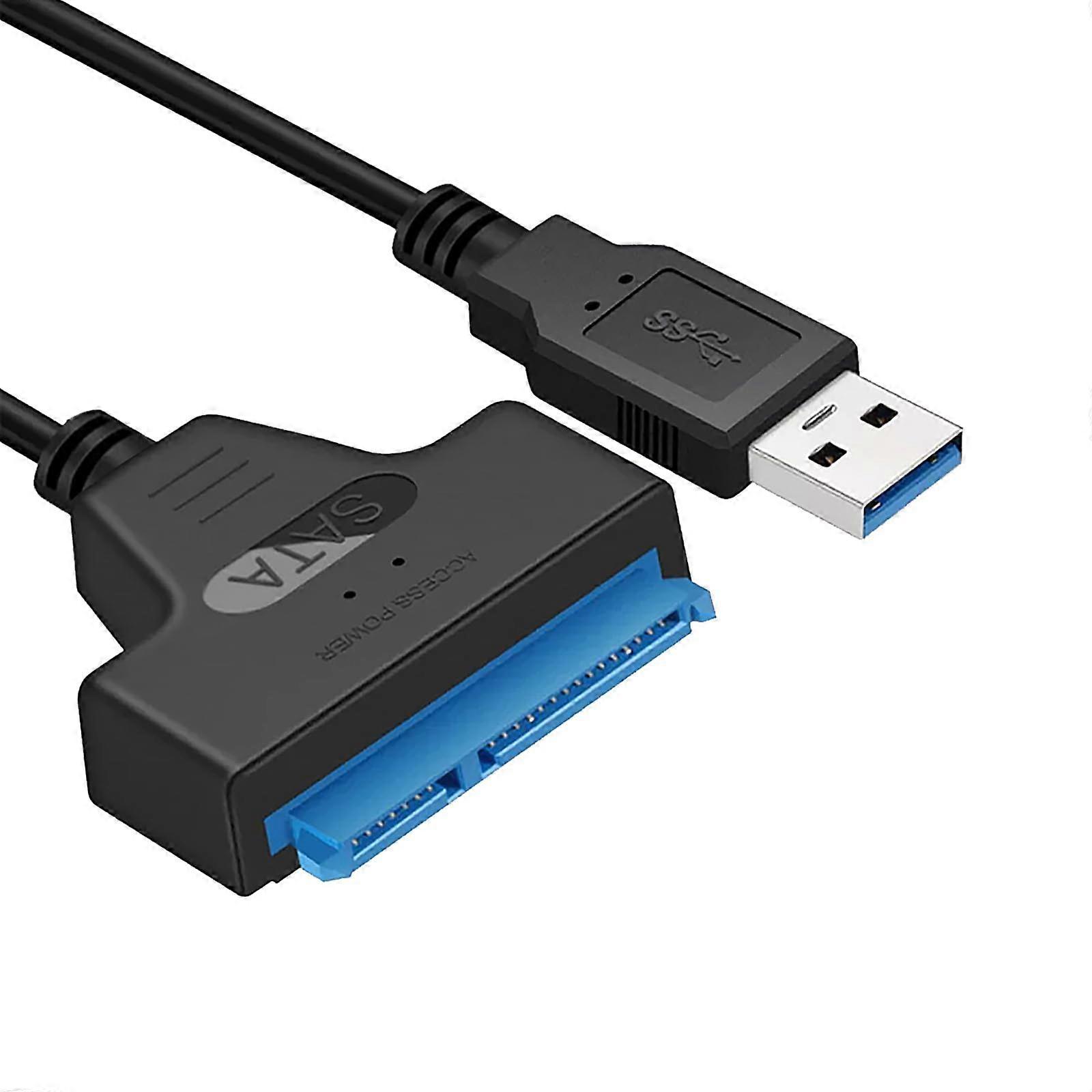 USB 3.0 to SATA Cable Adapter for 2.5' SSD/HDD, Speed Data Transfer, Plug and Play