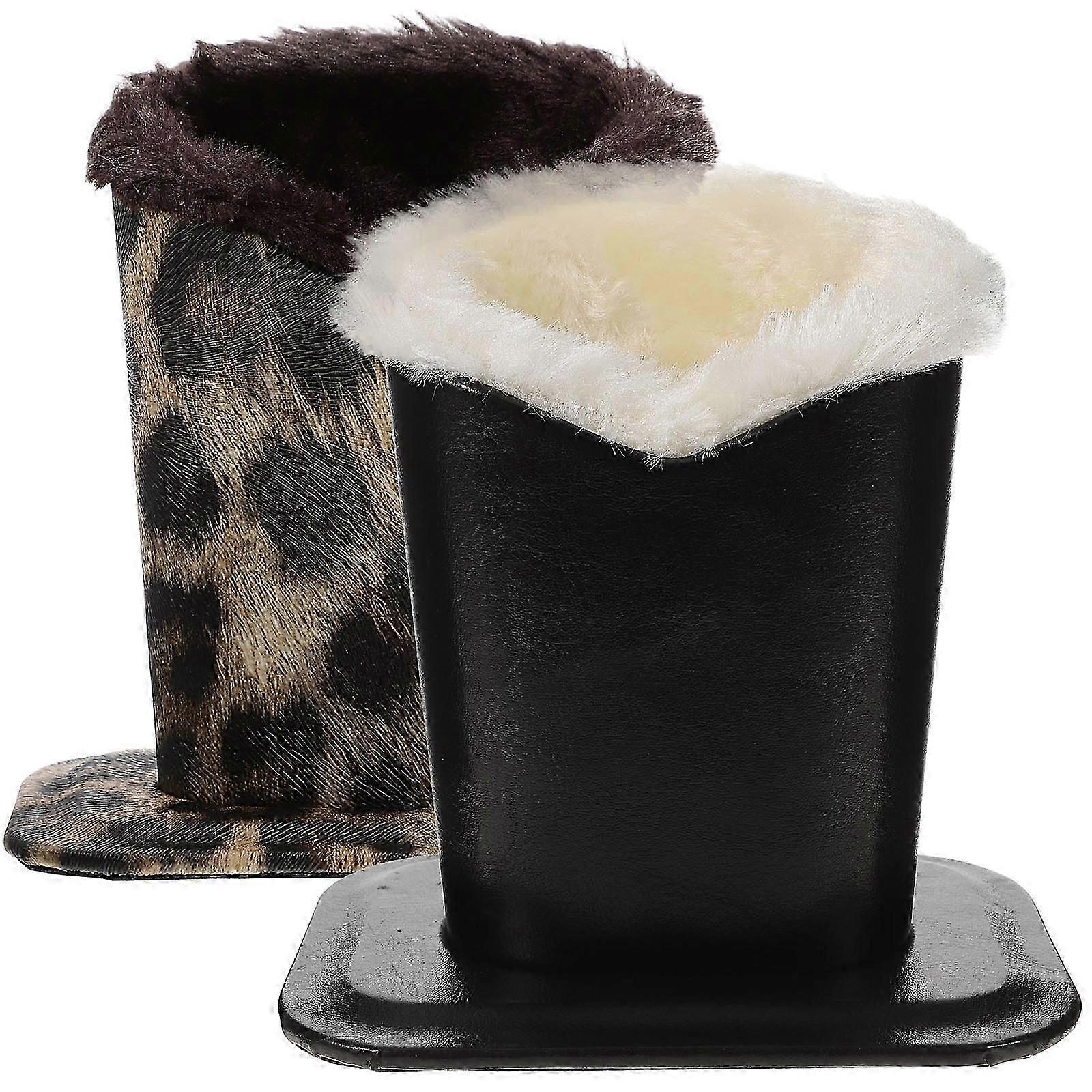 Plush Lined Eyeglass Holder for Nightstand Storage