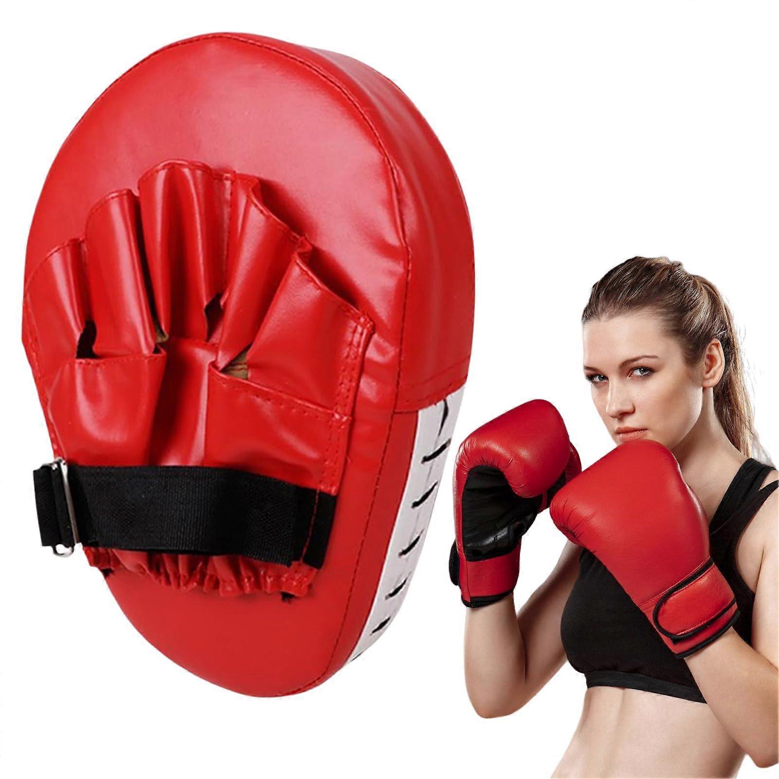 Curved Boxing Pads Focus Mitts with Density Foam Padding, Adjustable Straps for Muay Thai Training