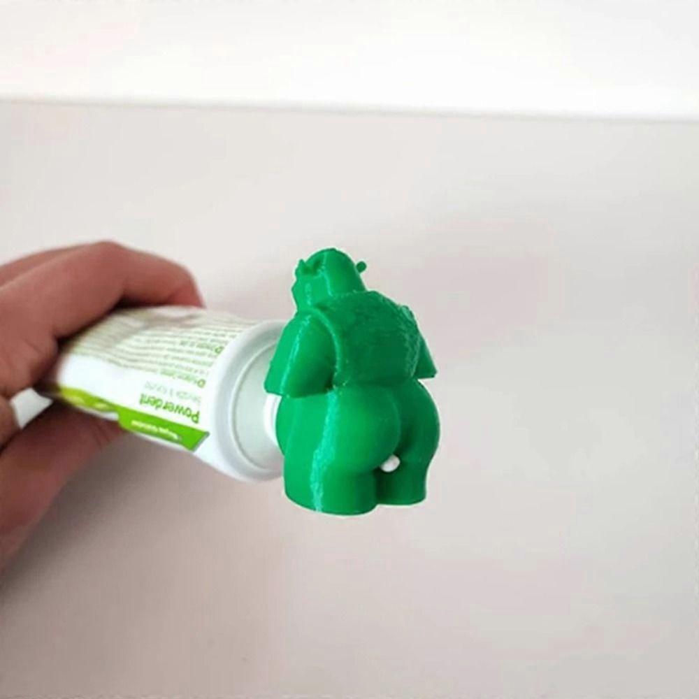 Bathroom Supplies Shrek Pooping Toothpaste Topper Toothpaste Hat Toothpaste Dispenser Toothpaste Cap Gift